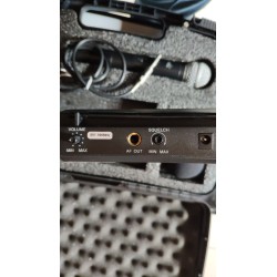 Microfono wireless UHF palmare con valigetta